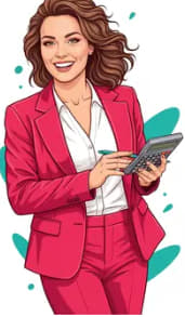 Suzy mascot - professional tax assistant